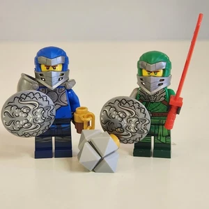 2 LEGO Ninjago Master of the Mountain Minifigures Hero Jay & Hero Lloyd Minifig - Picture 1 of 9