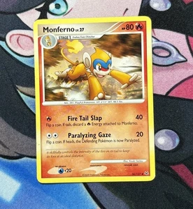 Pokémon TCG Monferno 56/127 Platinum Regular Uncommon - Picture 1 of 2