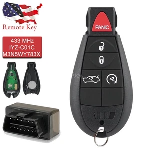 DIY Programmer + Remote Key Fob For 2011 -2013 Dodge Durango Jeep Grand Cherokee - Picture 1 of 10