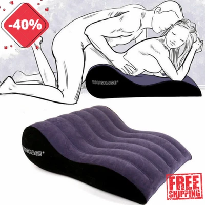 Sofá cama almohada inflable Toughage posiciones sexuales adultos ayuda sexual muebles EE. UU. Foto 1 de 4