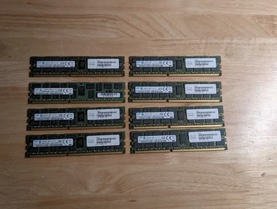 128GB (8 x 16GB) SAMSUNG 2Rx4 PC3L-12800R DDR3 ECC REG RDIMM Server Memory RAM - Image 1 of 2