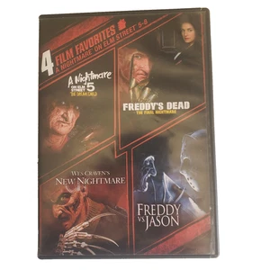 4 Film Favorites A Nightmare on Elm Street 5-8 Dual-Layer Two DVD Horror Good - Picture 1 of 7