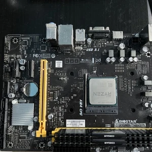 BIOSTAR A320MH Motherboard ATX AMD Ryzen 5 2600 3.4GHz 32 GB DDR4 RAM - Photo 1/6