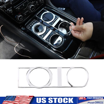 Gloss Stainless Interior Shift Knob Bezel Trim Cover Fits Jaguar XJ 2010-2019 - Image 1 of 4