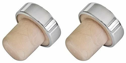 Fackelmann Tappo in Acciaio e Silicone Universale per Bottiglie, Argento (A9o) - Immagine 1 di 1