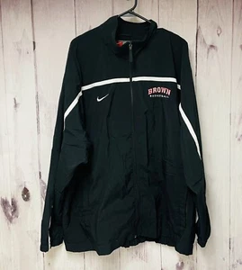 Nike Mens Brown University Ivy League Basketball Team Pullover Jacket Size XL - Picture 1 of 3