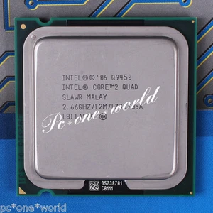 100% OK SLAWR Intel Core 2 Quad Q9450 2.66 GHz Quad-Core Processor CPU - Picture 1 of 1