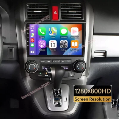 For 2007-2011 Honda CRV Android 13 Carplay Car Stereo Radio GPS Navi WIFI BT - Image 1 of 4
