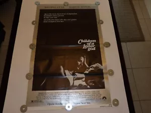 "CHILDREN OF A LESSOR GOD" 1986 VINTAGE 27X41 ORIGINAL MOVIE PODTER - Picture 1 of 4