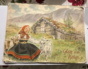 Vintage Glott Au Norge, Glimpses of Norway, Et Dikt I Bilder - Picture 1 of 14