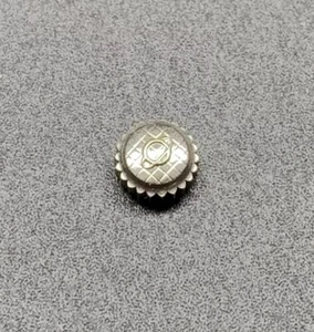 Vintage SS Enicar Chronograph Diver Crown 6.2 X 3.2 X 0.9mm - Picture 1 of 3