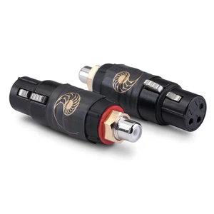 XLR 3Pin Female Male to RCA Plug Adapter-Balanced Unbalance Audio Converter Jack - Picture 1 of 11