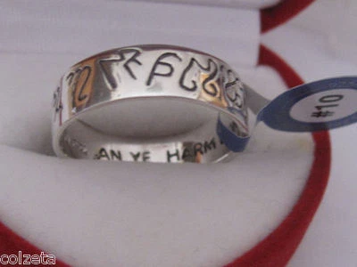 WITCHes RING OF POWER  sterling silver *do what thy will .... Peter Stone. witch - Изображение 1 из 4