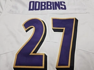 Camiseta deportiva Nike JK Dobbins Baltimore Ravens NFL #27 talla S - Imagen 1 de 13