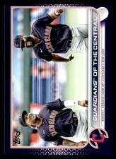 2022 Topps Update  Jose Ramirez Guardians Of The Central #US302 Meijer Purple