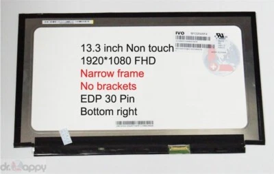 A+ IPS 13.3" FHD LCD Screen for HP EliteBook 830 G5 G6 NV133FHM-N43 V8.2 - Image 1 of 4