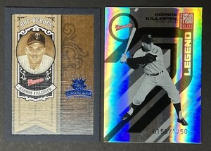 HARMON KILLEBREW 2005 Diamond Kings Blue Frame /100 #HH-43 & Donruss Elite /1250