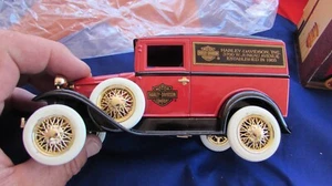 OLD STOCK 1993 HARLEY DAVIDSON 1931 FORD A PANEL DELIVERY DIECAST BANK #99194-93 - Bild 1 von 15