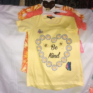 Girls Blouse / 3pack tee / Size 7/8 /Multi Color Blouse/Summer Wear - Picture 1 of 2