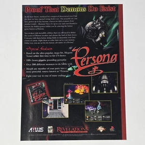 Persona Revelations PlayStation 1 PS1 Portable PC Print Ad/Poster Promo Art - Picture 1 of 2