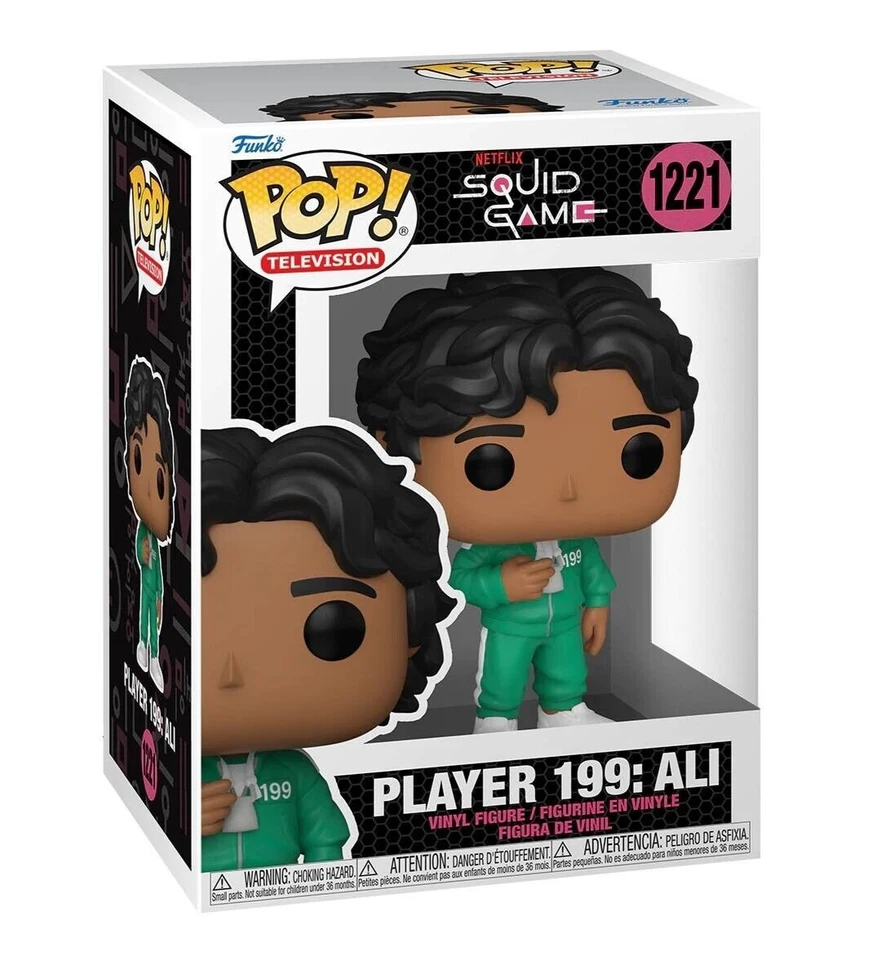 FUNKO POP SQUID GAME 1221 PLAYER 199 ALI Action Figure Giocattolo Originale - Immagine 1 di 1
