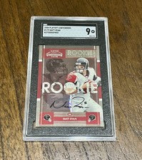2008 Playoff Contenders Autograph #179 Matt Ryan RC Rookie Auto SGC 9 Mint