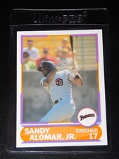 1989 SCORE YOUNG SUPERSTAR SERIES II SANDY ALOMAR JR CARD #1(Near-Mint - Mint)