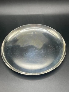 Antique Monogramed 800 Silver Dish, Elegant Silverware for Vintage Home Décor - Picture 1 of 6