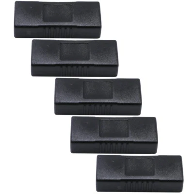 5Pcs USB 3.0 Type A Female to Female Adapter Coupler Changer Connector Black - Image 1 of 4