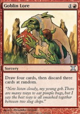 1x Goblin Lore LP, English MTG 10th Edition