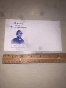 Blanko Umschlag Elihu Burritt gelernter Schmied Neu Großbritannien Connecticut - Bild 1 von 3