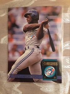  1994 Donruss Toronto Blue Jays Baseball Card #19 Rickey Henderson