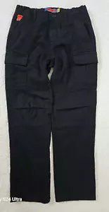 Empyre Hose Jugend 26 schwarz Cargo Grunge Skater Baggy verstellbarer Bund - Bild 1 von 9