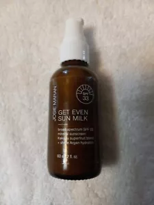 Josie Maran Get Even Sun Milk 2oz spf 33 NWOB* Free Ship,no Seal, No Cap - Picture 1 of 5