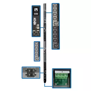 Tripp Lite 28.8kW 240V 3PH Switched PDU 30 Outlets 415v 40A PDU3XEVSRHWB - Picture 1 of 9