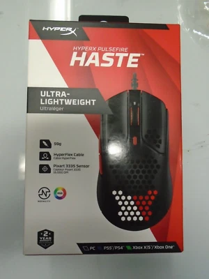 HyperX Pulsefire Haste Wired Gaming Mouse - Black/Red - Image 1 of 2