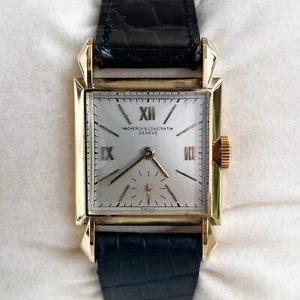 Vacheron Constantin Square Vintage 25 mm 18K Gold Handaufzug Cal. 458 - Bild 1 von 12