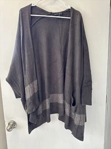 SOFT! Barefoot Dreams Cozy Chic Lite Cliffside Dolman Sleeve Cardigan Sweater OS - Picture 1 of 6