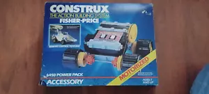 Vintage 1985 Fisher Price Construx 6450 Power Pack & Accessories Kit GETESTET - Bild 1 von 2