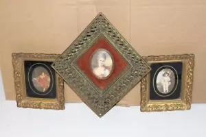 Vintage Picture Frames, Lot of 3, Good Condition - Picture 1 of 7