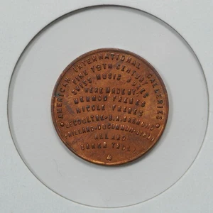 19th Century Swiss Music Box Lecoultre US Bicentennial Indian Head Token (#2) - Picture 1 of 2