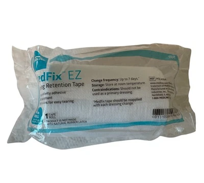 Cinta de retención de apósito de látex MedFix 4 pulgadas X 11 yardas MSC4104 Medline Foto 1 de 2