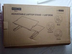 Uncaged Ergonomics Work EZ Best Adjustable Laptop Stand & Lap Desk green NIB - Picture 1 of 3
