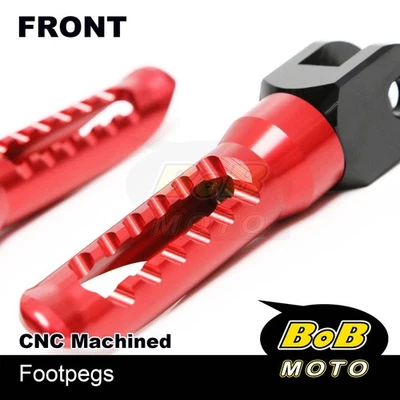estriberas delanteras BOB CNC ROJAS para Ducati Streetfighter 848/S 12 13 14 15 Foto 1 de 4