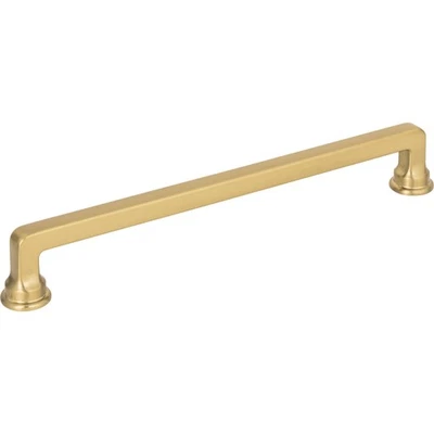 Atlas A105-WB Oskar Pull 7 9/16 Inch (c-c) - Warm Brass - Image 1 of 2