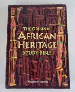 The Original African Heritage Study Bible King James Version KJV Leatherette NEW - Bild 1 von 5