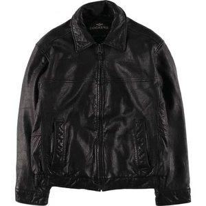 Used Dockers Premium Swing Top Leather Blouson Men's Size M - Picture 1 of 15