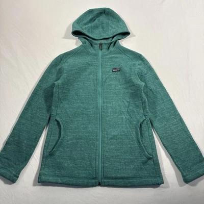 Patagonia Hooded Zip Up Better Sweater Girls Large 12 - Image 1 of 4