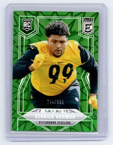 2025 Panini Donruss Elite #162 Derrick Harmon Steelers Status RC 744 /999 NFL - Bild 1 von 3
