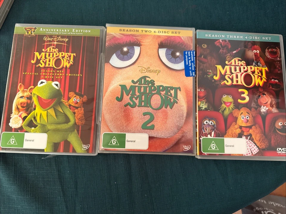 The Muppet Show DVD Temporada 1 2 3 Lote Paquete Reg 4 Foto 1 de 1